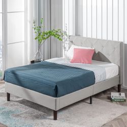 King-size bed frame with 10inch cooling mattress
