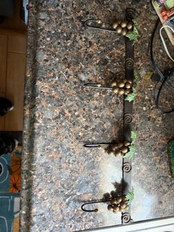 Metal hanging for kitchen or Bar ware