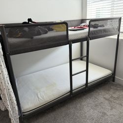 IKEA Bunk Bed & 2 Foam Mattresses 