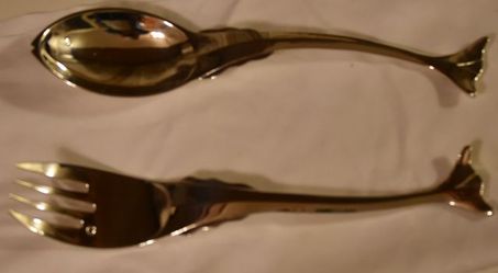 Godinger Salad Fork & Spoon Set