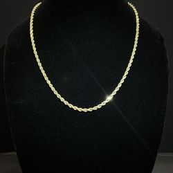 10k Gold Rope Chain 