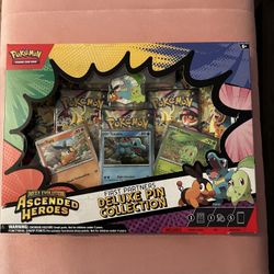 Pokemon TCG Ascended Heroes First Partners Deluxe Pin Collection Sealed