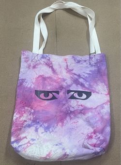 Hand Sewn and Tie Dyed Siouxsie and the Banshees canvas tote bag
