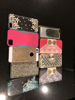 All 9 cell phone cases for iPhone 5s in very good condition!!