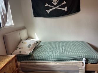 Twin bed~beige/nude
