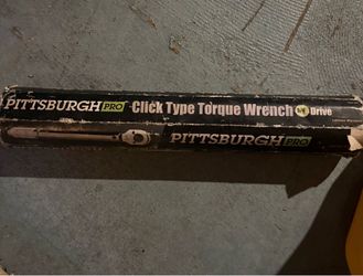 Pittsburgh Pro Click Type Torque Wrench 3/8 Drive