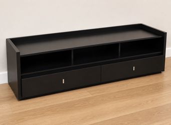 Black 72in TV Stand