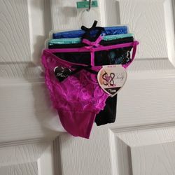 Women 4pack Thong Panties