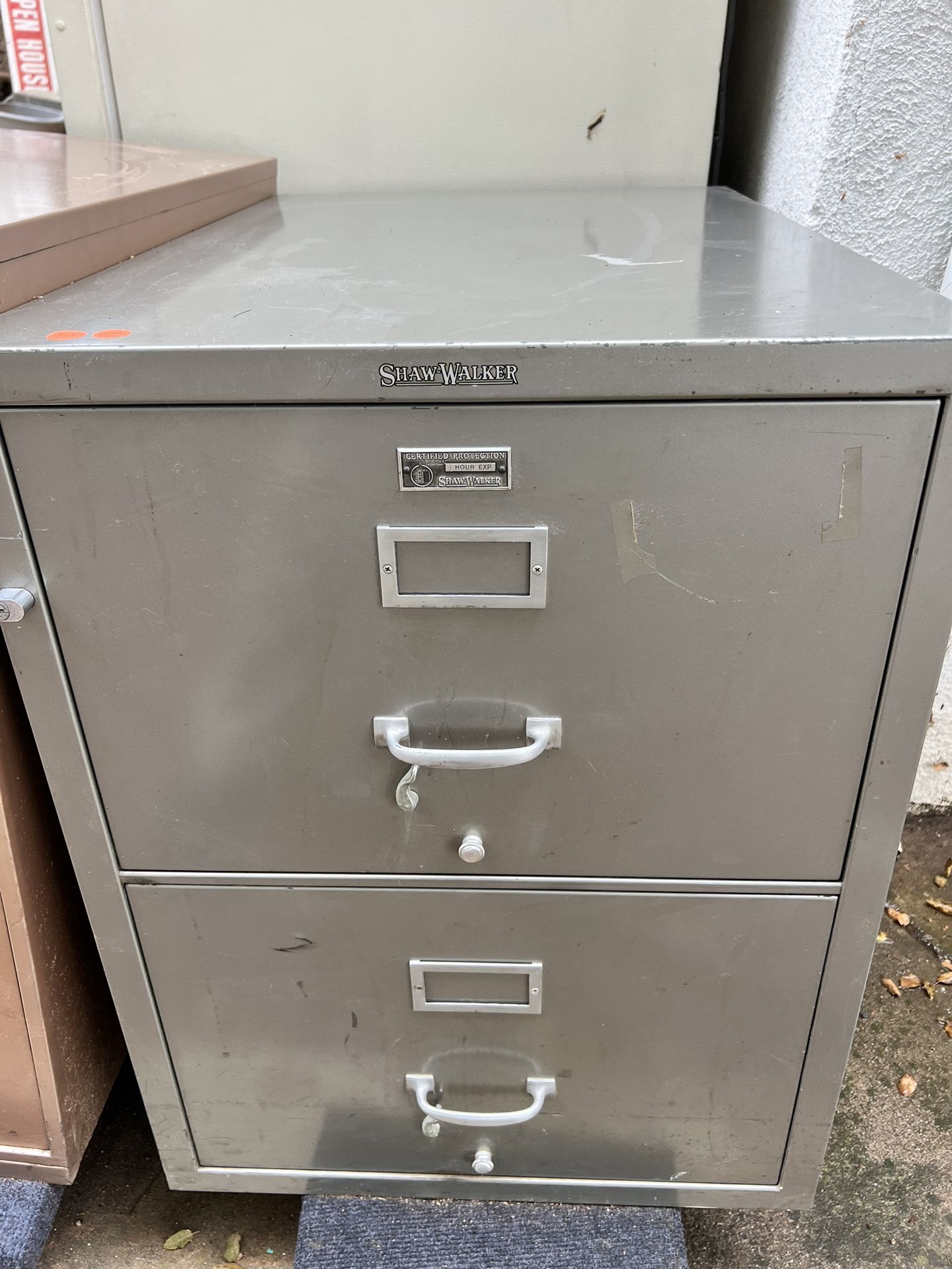 Shaw Walker Fireproof Filing Cabinet