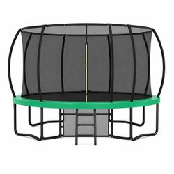 Green 12 FT Trampoline