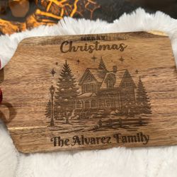 Personalized Laser Engraved Cutting Board