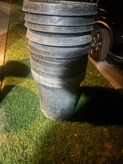 12  cans. You can use anything you can plan.   12. For.  10
