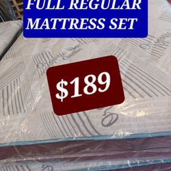 FULL REGULAR MATTRESS SET 