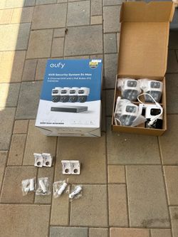 Security cameras,tv brackets,hdmi cables, cat5 cables