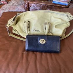 Coach Purse And Wallet 