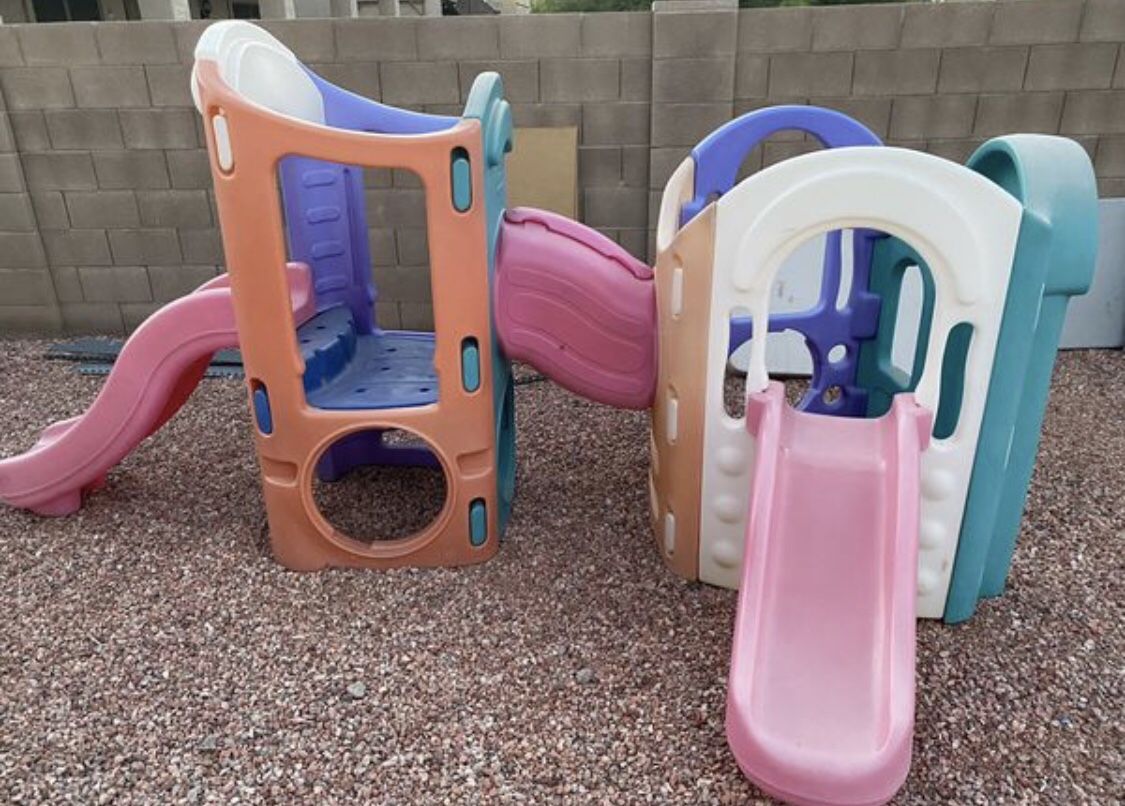 Little tikes 8 in 1 playground slides