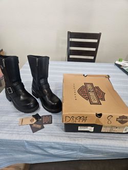 Harley Davidson biker boots