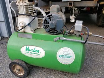 Old school huskee air compressor