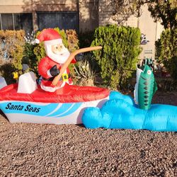   "SANTA CATCHES THE BIG ONE" 