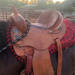 2 Small  Horse Saddle.