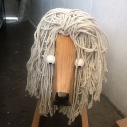 Lion Baby All Wood Rocker