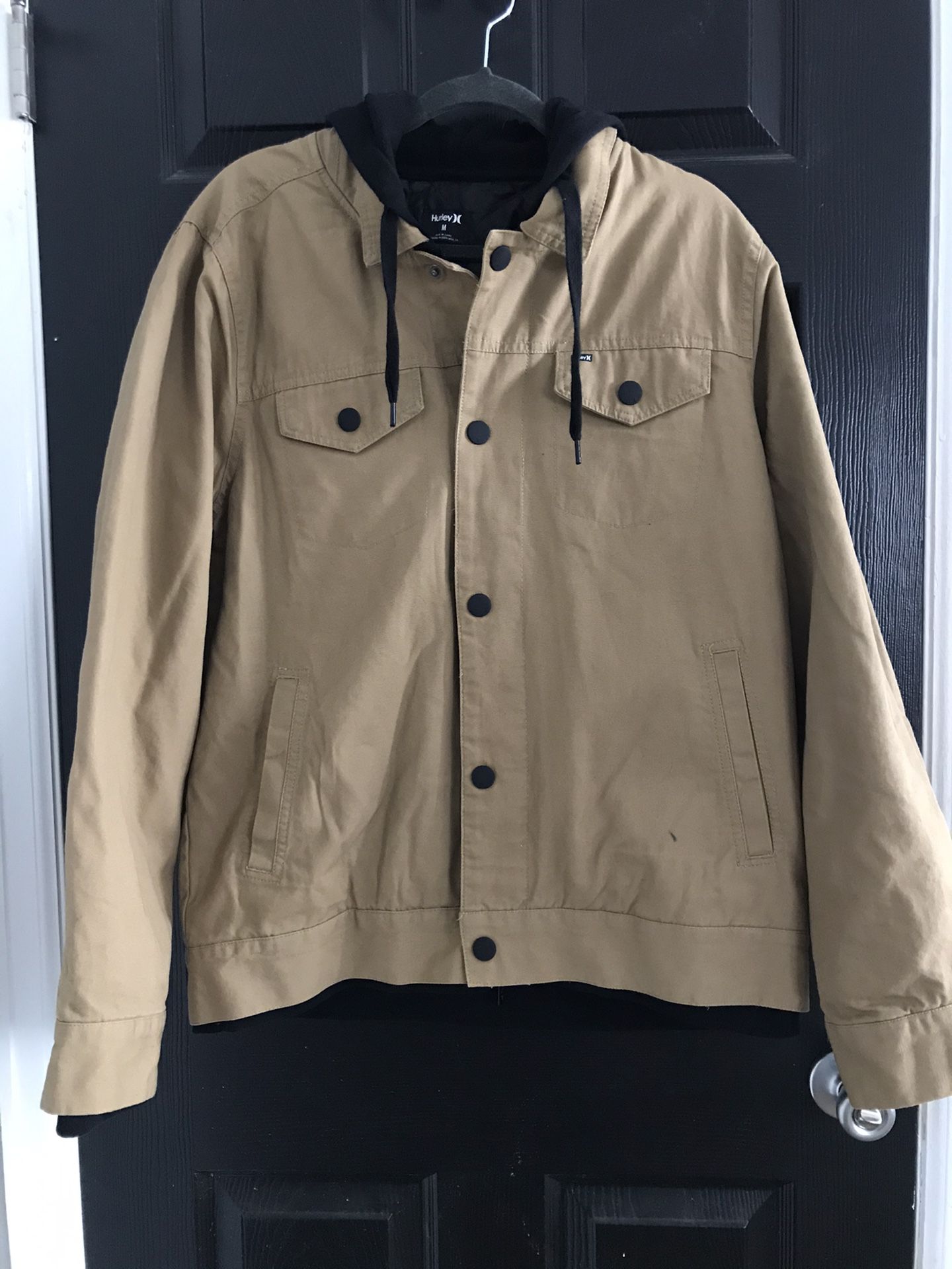 New, men’s medium Hurley jacket