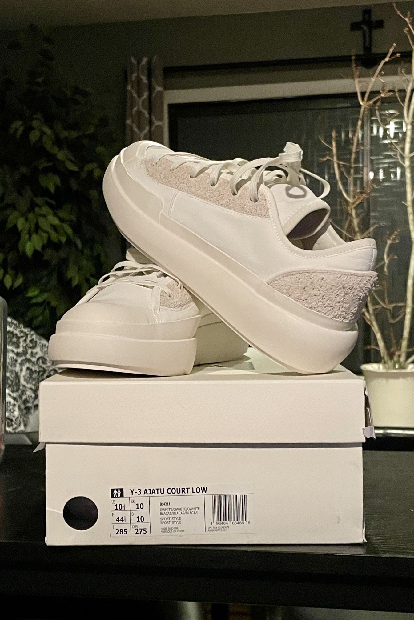 Adidas Y-3 AJATU COURT LOW Size 10 1/2 US
