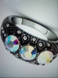 NEW BLACK PARTY RING SIZE 7