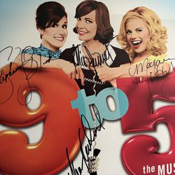 9-5 Original Broadway Cast Signed Poster