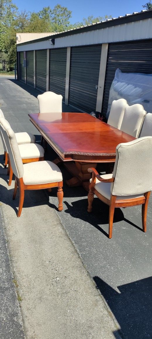 Hickory White Dining Room Table