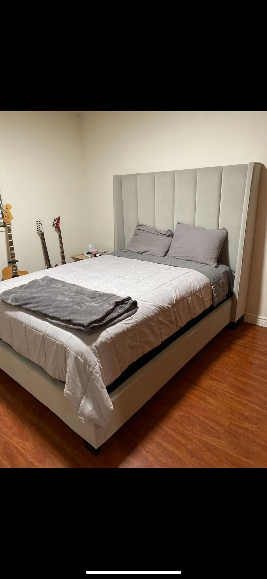 Light gray bed Frame