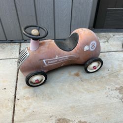 Vintage radio flyer diecast metal car