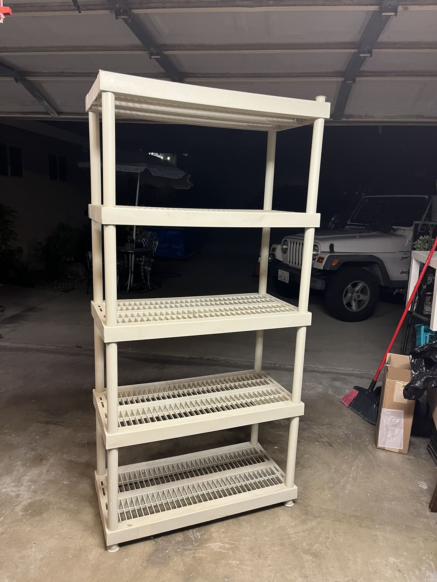KeTeR Plastic Garage Storage Shelving Unit