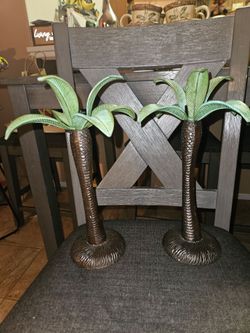 Palm Tree Candle Holder