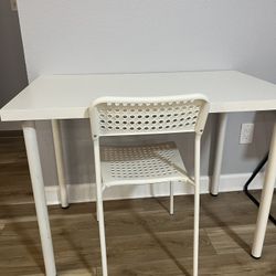 Desk, chair and Tv Table 