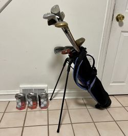 Complete Golf Set And Push Cart