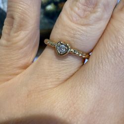 10K Yellow Gold Natural Diamond Ring Beautiful Way To Show Someone Special Your Appreciation 🎁