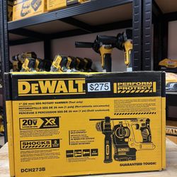Dewalt 20v Xr Brushless 1” SDs Rotary Hammer Tool Only 