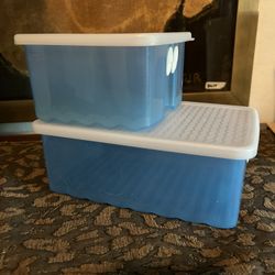 Tupperware Fridgesmart Containers 2 Blue