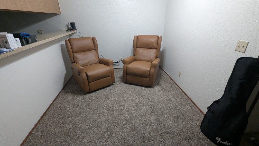 Faux Leather Recliners