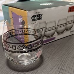 Disney Mickey Mouse Stemless Glasses