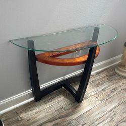 Glass Entry Table 