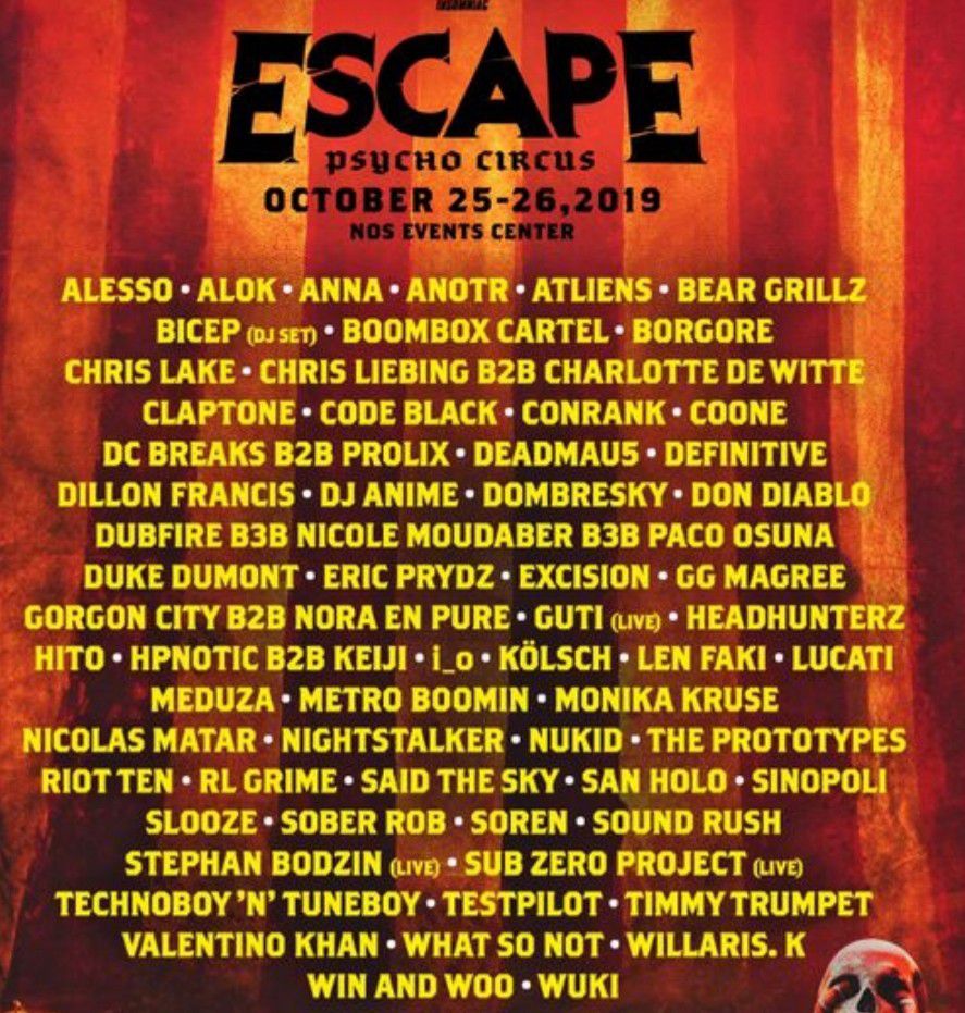 Escape Friday ticket