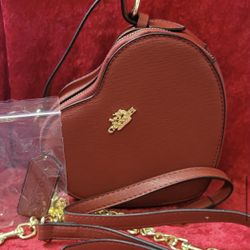 Coach Heart Shaped Purse