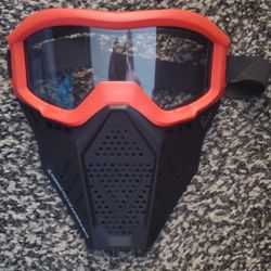TACTICAL MASKS 2) - 1 RED & 1 BLUE Ages 14+ SURPER TOY OPEN BOX