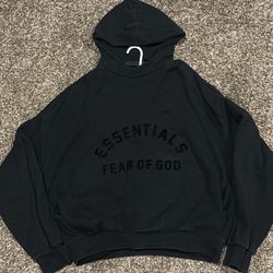 Black Essential Hoodie