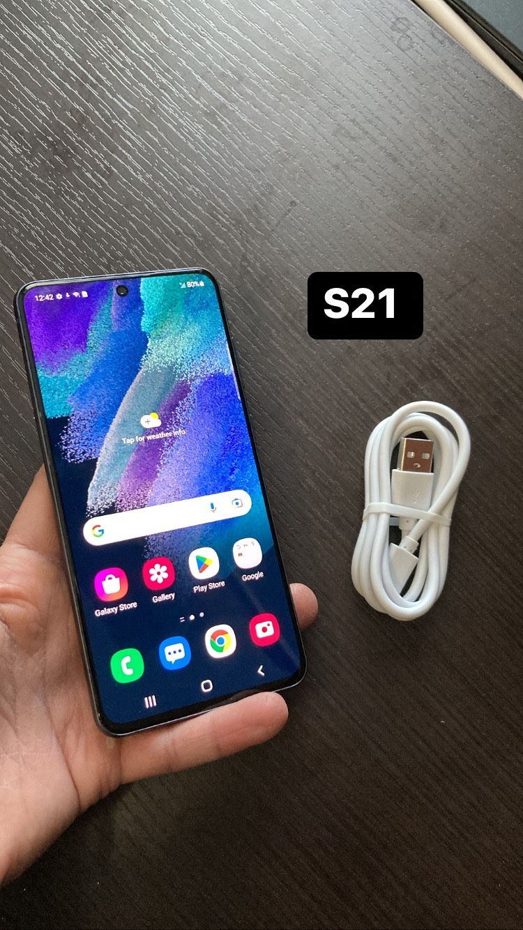 Samsung Galaxy S21 5g. Like New And Unlocked! No tax Free charger