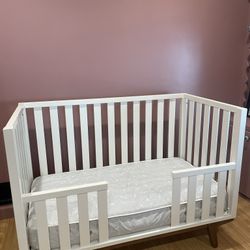 West Elm Pottery Barn Crib, Mattress And Toddler Bed