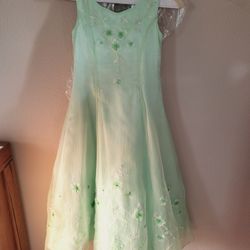 Mint green Dress Girl Size 10