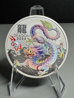 2024 Lilac Dragon 1 oz .9999 Silver Coin – Perth Mint
